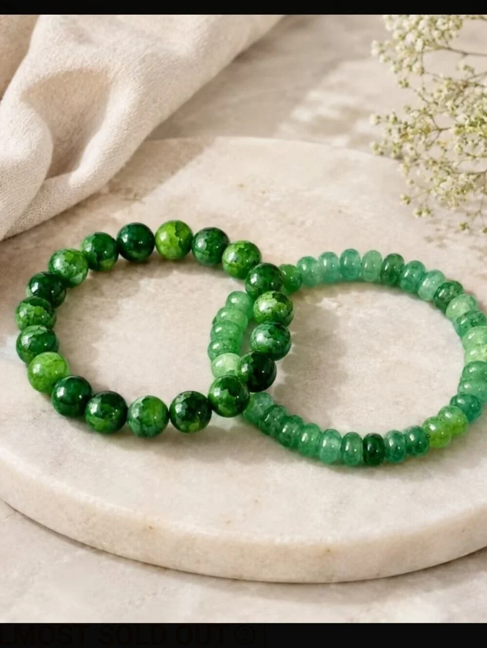 2PCS Natural Stone Bracelet